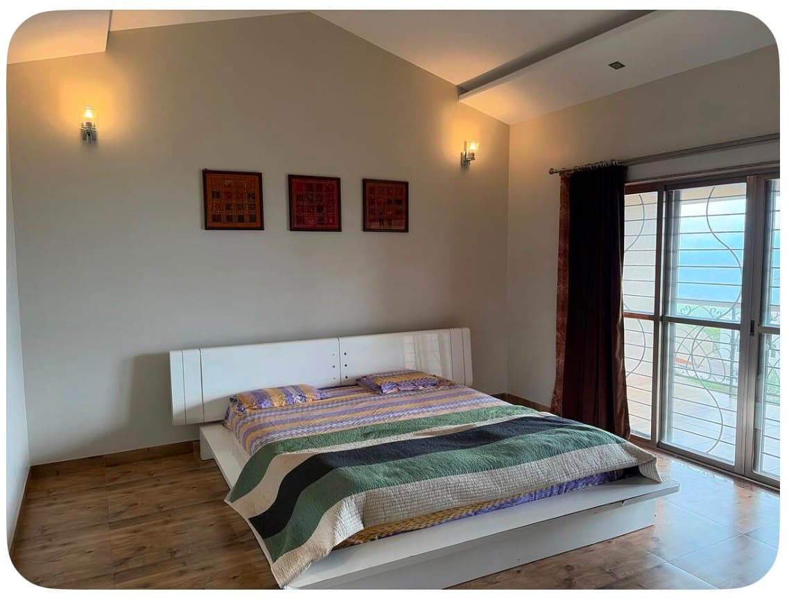 Bedroom with valley view at Lighthouse Villa